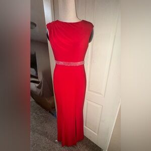 Elegant Red Evening Gown